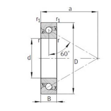 Rodamiento 7602025-2RS-TVP FAG