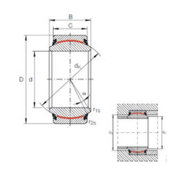 Rodamiento GE 30 UK-2RS INA