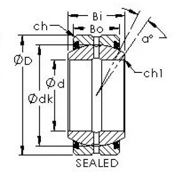 Rodamiento GE240ES-2RS AST