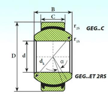 Rodamiento GEG 15 C ISB