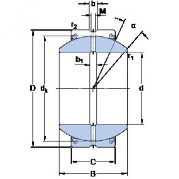 Rodamiento GEZH 304 ES-2LS SKF