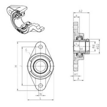 Rodamiento EXFL218 SNR