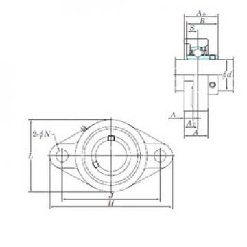 Rodamiento UCFL211-34E KOYO