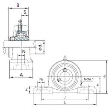 Rodamiento UCPX07 NACHI