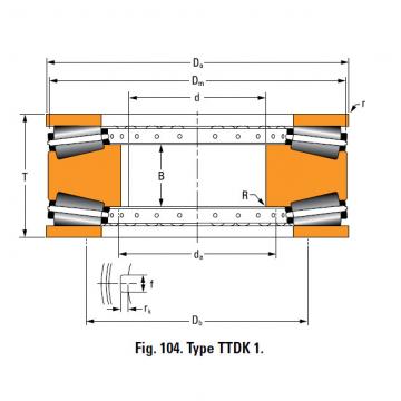 Bearing T1080FA Thrust Race Single