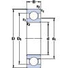 Rodamiento 61876 MA SKF