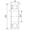 Rodamiento 6205NSE NACHI