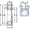 Rodamiento 7014 ACD/P4AL SKF #1 small image