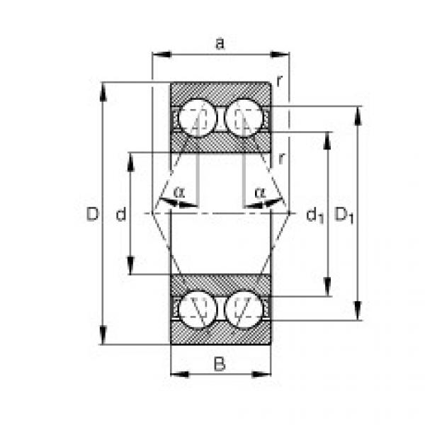 Rodamiento 3807-B-TVH FAG #1 image