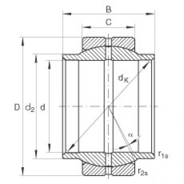 Rodamiento GE90-LO INA #1 image