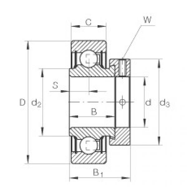 Rodamiento RA010-NPP INA #1 image