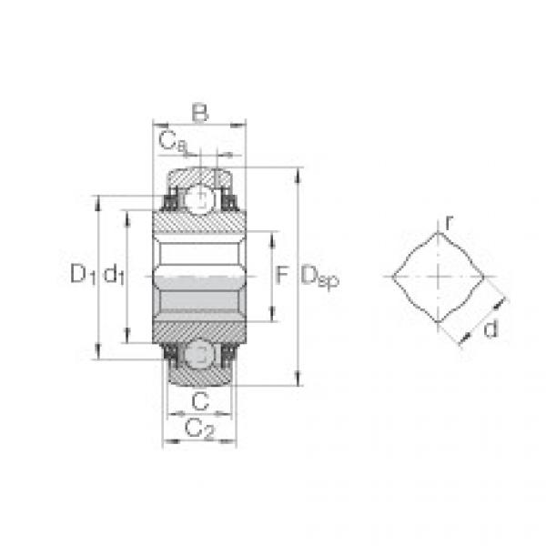 Rodamiento VK100-208-KTT-B-AH10 INA #1 image