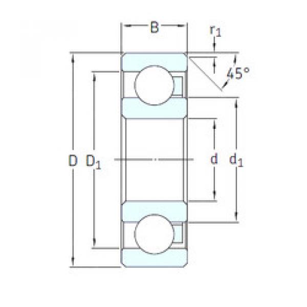 Rodamiento 6206/HR22T2 SKF #1 image