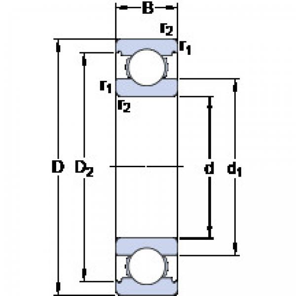 Rodamiento 6203 SKF #1 image