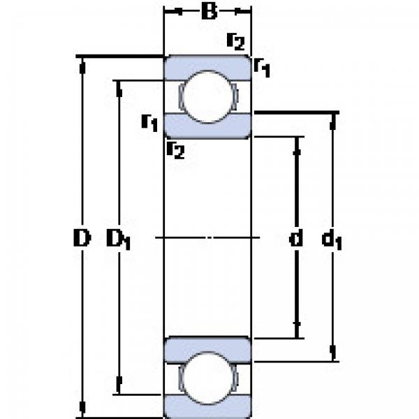 Rodamiento 61876 MA SKF #1 image