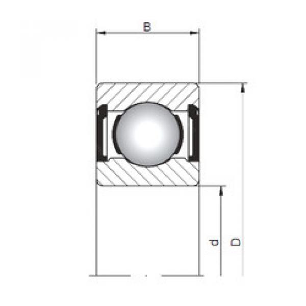 Rodamiento 618/6 ZZ ISO #1 image