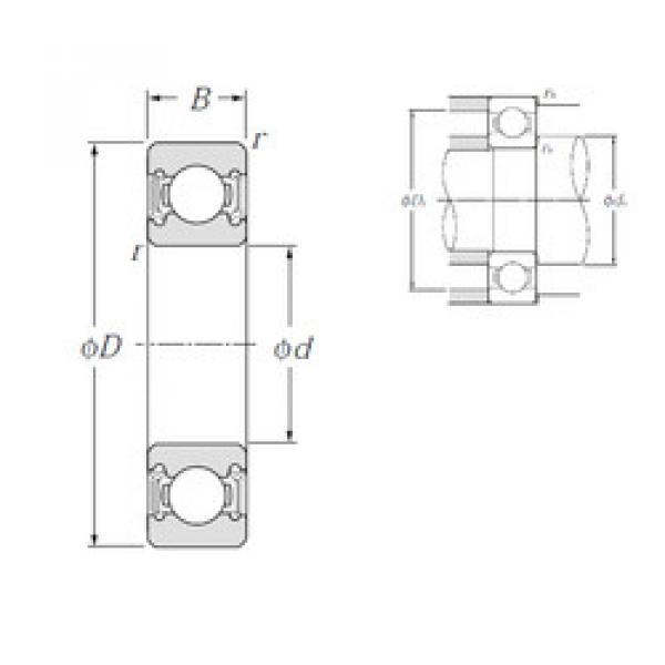 Rodamiento 6022LLU NTN #1 image