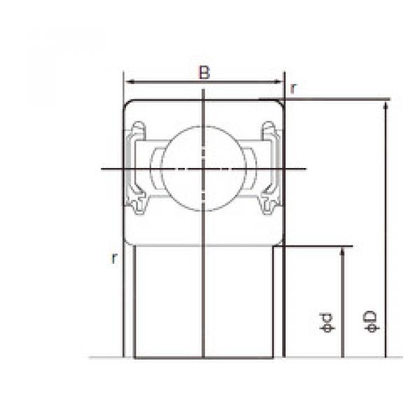 Rodamiento 6200-2NKE NACHI #1 image