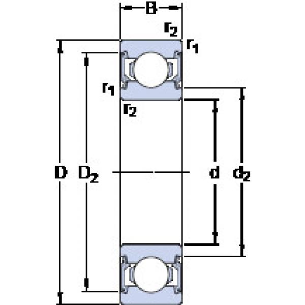 Rodamiento 6004-2RSLTN9/HC5C3WT SKF #1 image