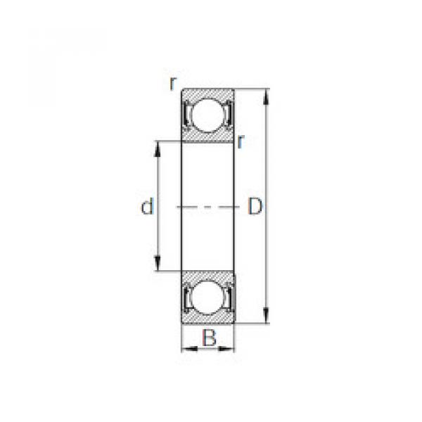 Rodamiento 6008UU KBC #1 image