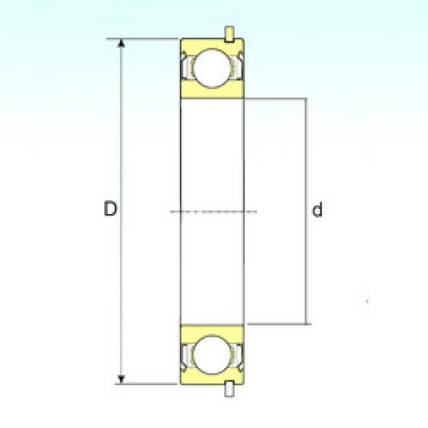 Rodamiento 6205-ZZNR ISB #1 image