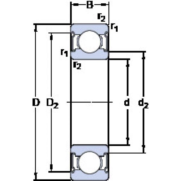 Rodamiento W 618/8-2Z SKF #1 image