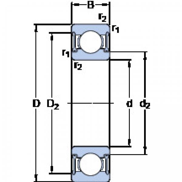 Rodamiento W 6002-2RZ SKF #1 image