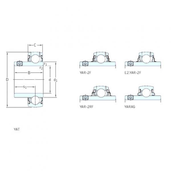 Rodamiento YAR208-2RF SKF #1 image