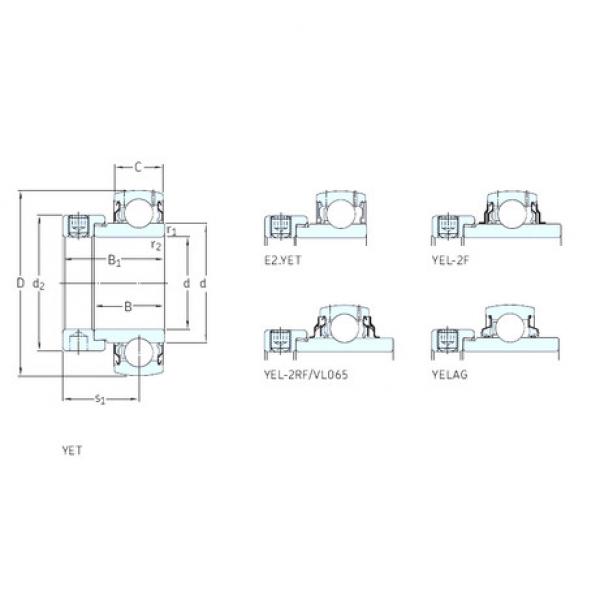 Rodamiento YELAG210 SKF #1 image