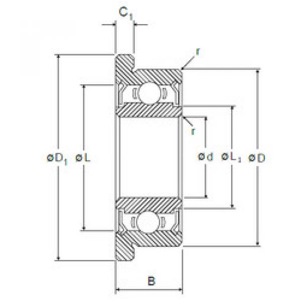 Rodamiento RF-2ZZ NMB #1 image