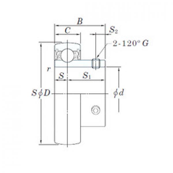 Rodamiento UC218 KOYO #1 image