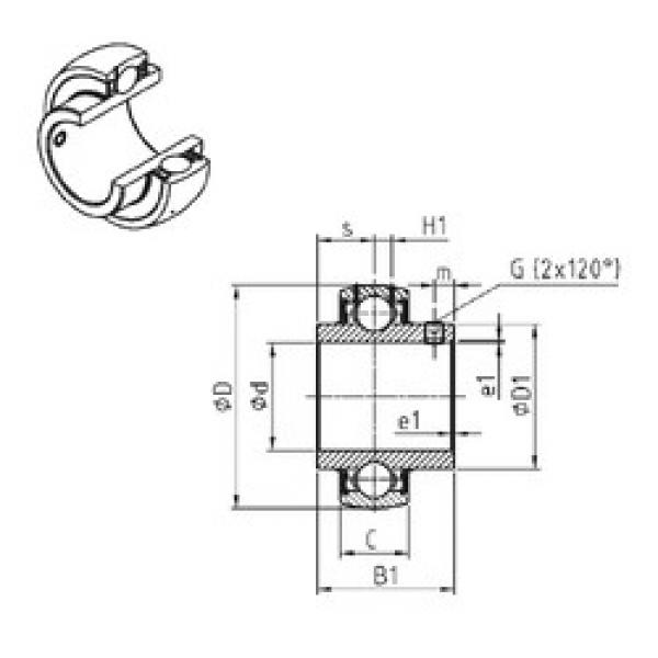 Rodamiento UC309 SNR #1 image