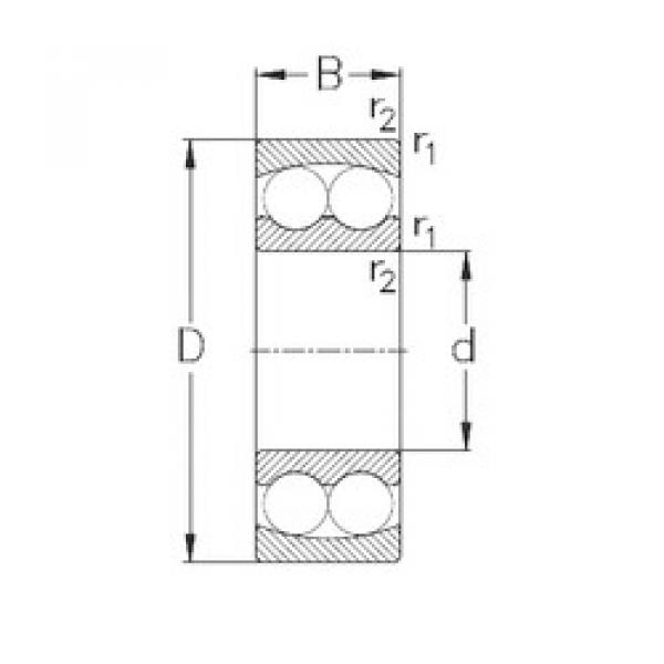 Rodamiento 2200 NKE #1 image