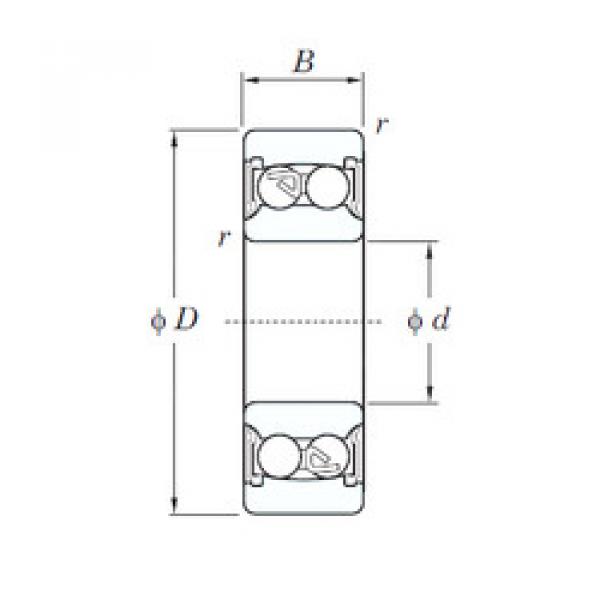 Rodamiento 2204-2RS KOYO #1 image