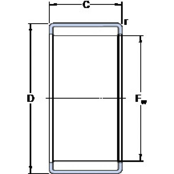 Rodamiento HN 0808 SKF #1 image