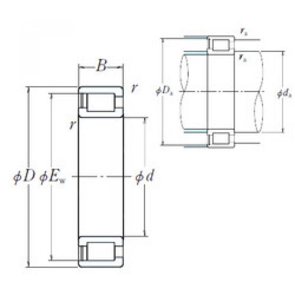 Rodamiento NCF1834V NSK #1 image