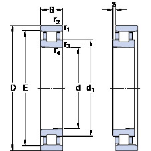 Rodamiento N 1024 KTN9/SP SKF #1 image