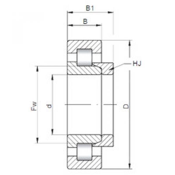 Rodamiento NH2236 E CX #1 image