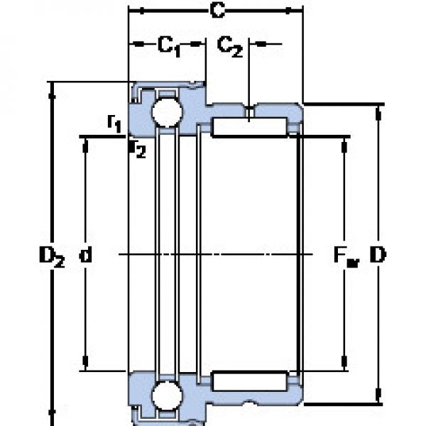 Rodamiento NKX 25 Z SKF #1 image