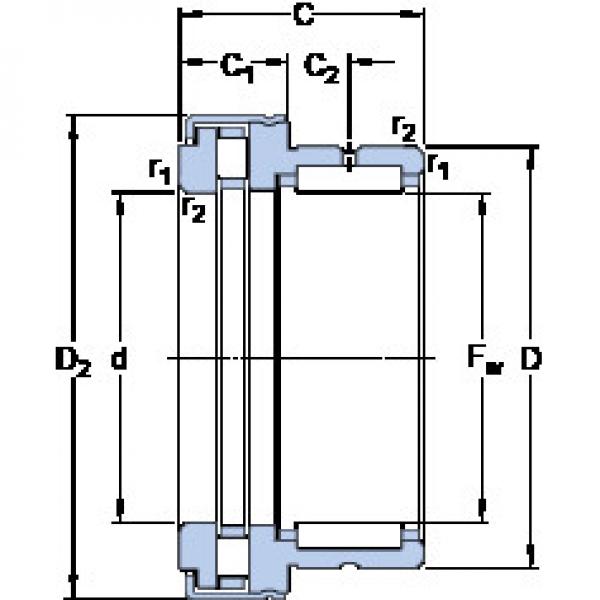 Rodamiento NKXR 20 Z SKF #1 image