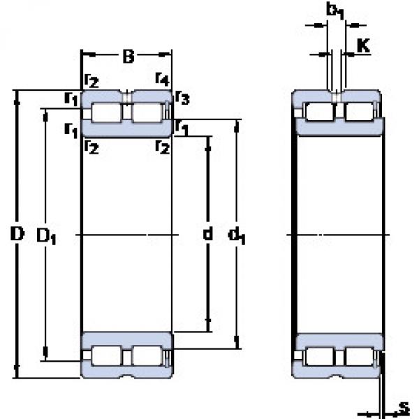 Rodamiento NNCF 4930 CV SKF #1 image