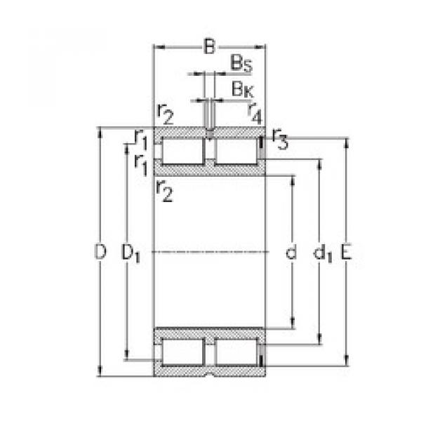 Rodamiento NNCF4856-V NKE #1 image