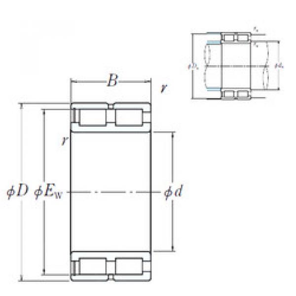 Rodamiento NNCF4952V NSK #1 image