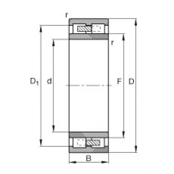 Rodamiento NNU4134-M FAG #1 image