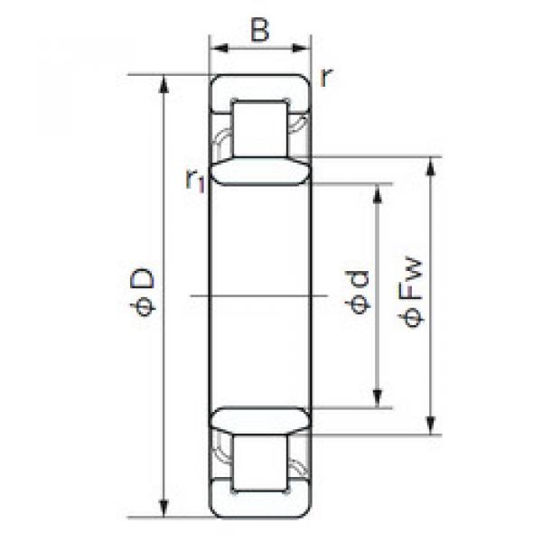 Rodamiento NU 2320 NACHI #1 image