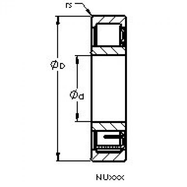 Rodamiento NU2204 E AST #1 image