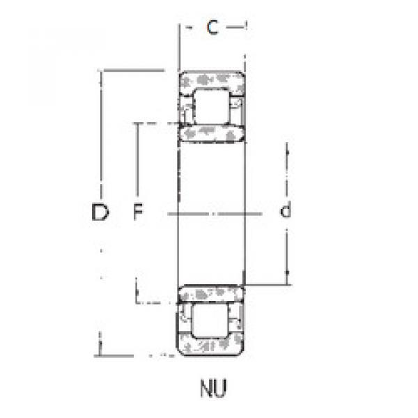 Rodamiento NU1010 FBJ #1 image