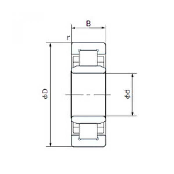 Rodamiento NU219T NACHI #1 image