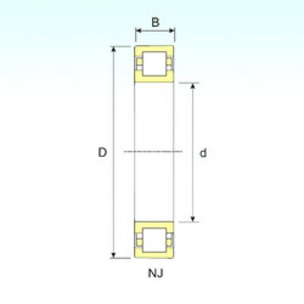 Rodamiento NUP 219 ISB #1 image