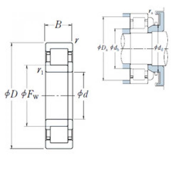 Rodamiento NUP 212 EW NSK #1 image